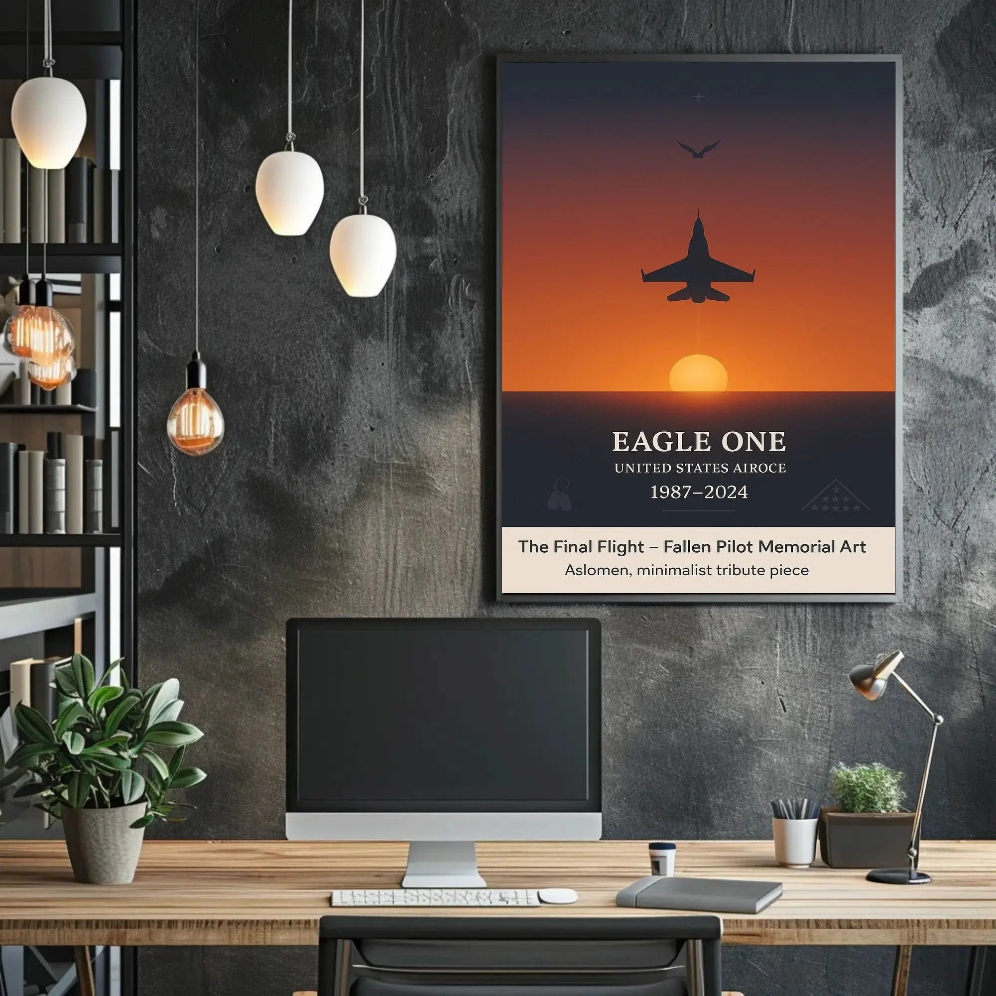 Eagle One: The Final Flight Memorial Military Poster PosterGoat