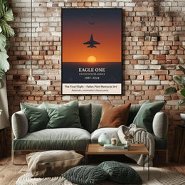 Eagle One: The Final Flight Memorial Military Poster PosterGoat