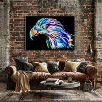 Eagle in Motion: Abstract, Artistic, or Pop Culture Poster PosterGoat