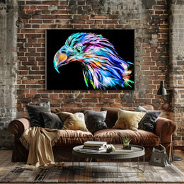 Eagle in Motion: Abstract, Artistic, or Pop Culture Poster PosterGoat