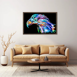 Eagle in Motion: Abstract, Artistic, or Pop Culture Poster PosterGoat