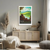 Earth's Oasis in Space Travel Poster PosterGoat
