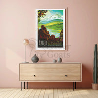 Earth's Oasis in Space Travel Poster PosterGoat