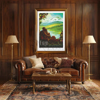 Earth's Oasis in Space Travel Poster PosterGoat