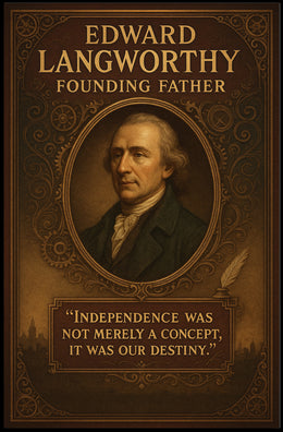Edward Langworthy Founding Father Poster PosterGoat