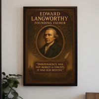 Edward Langworthy Founding Father Poster PosterGoat