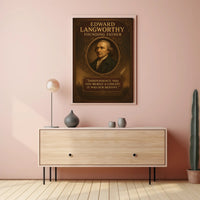Edward Langworthy Founding Father Poster PosterGoat