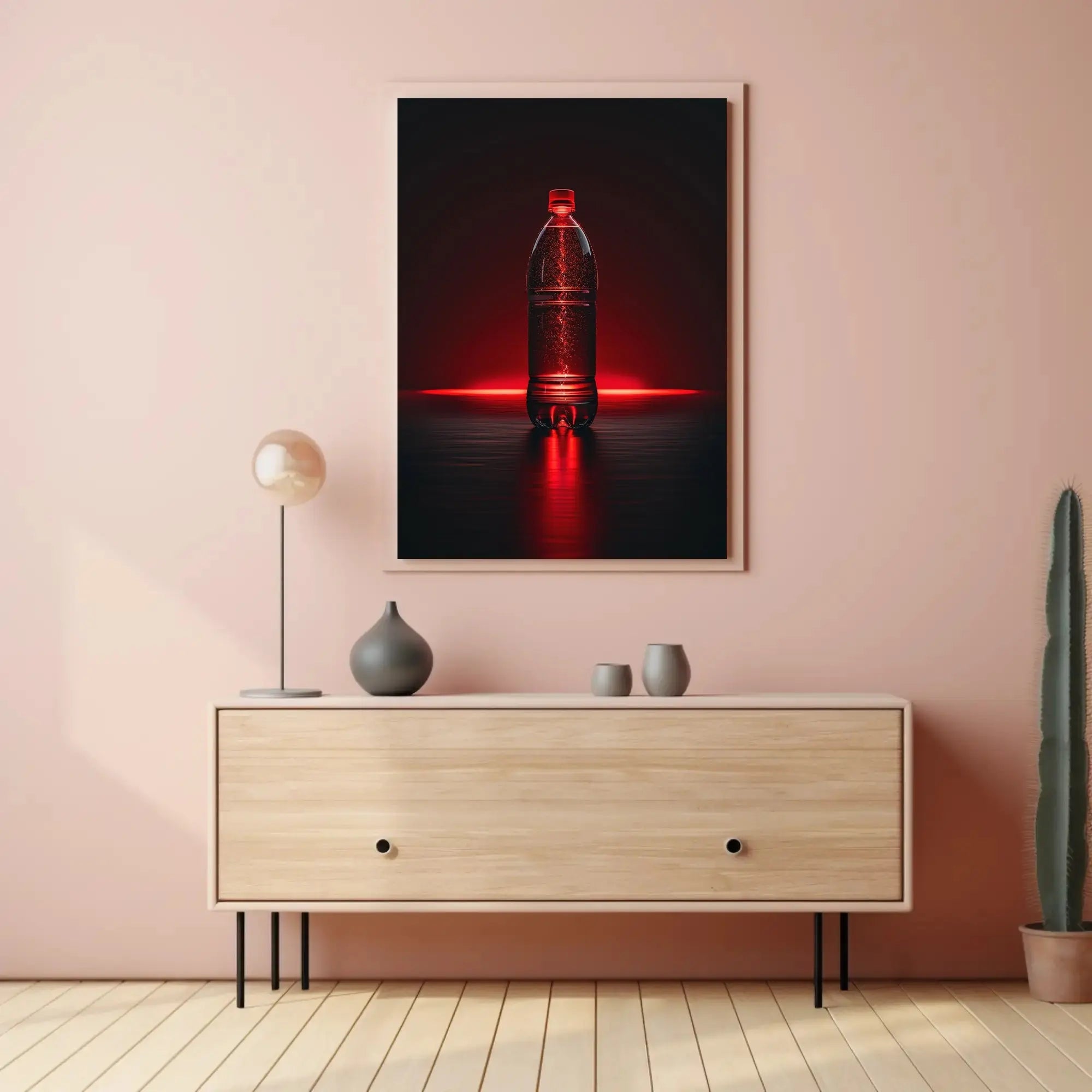 Effervescent Energy Drink Modern Art Poster PosterGoat