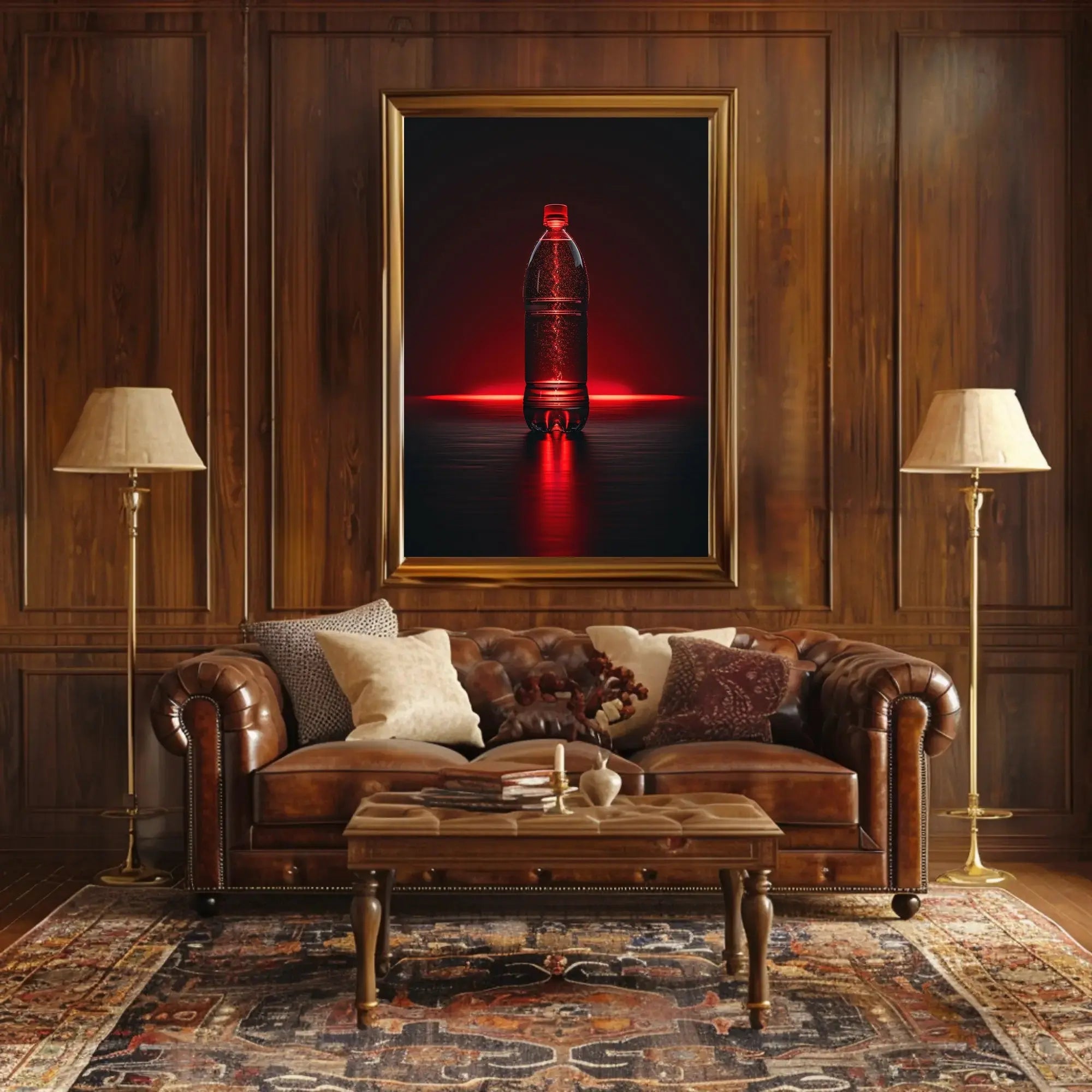 Effervescent Energy Drink Modern Art Poster PosterGoat