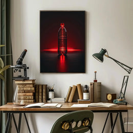 Effervescent Energy Drink Modern Art Poster PosterGoat