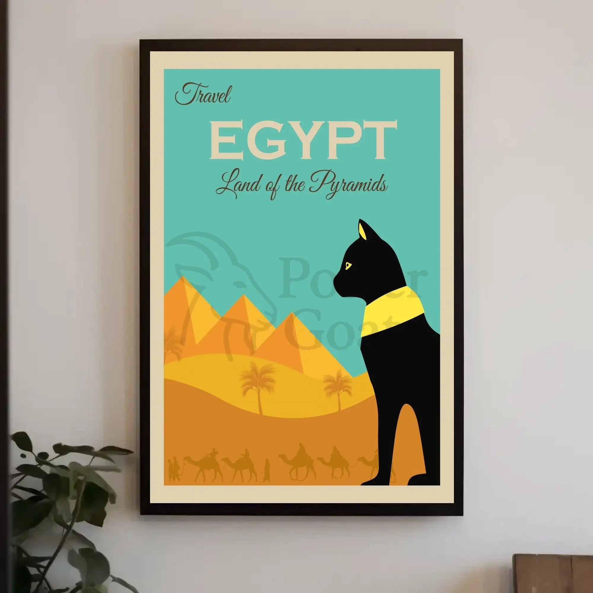 Egyptian Adventure Awaits: Vintage Travel Poster PosterGoat