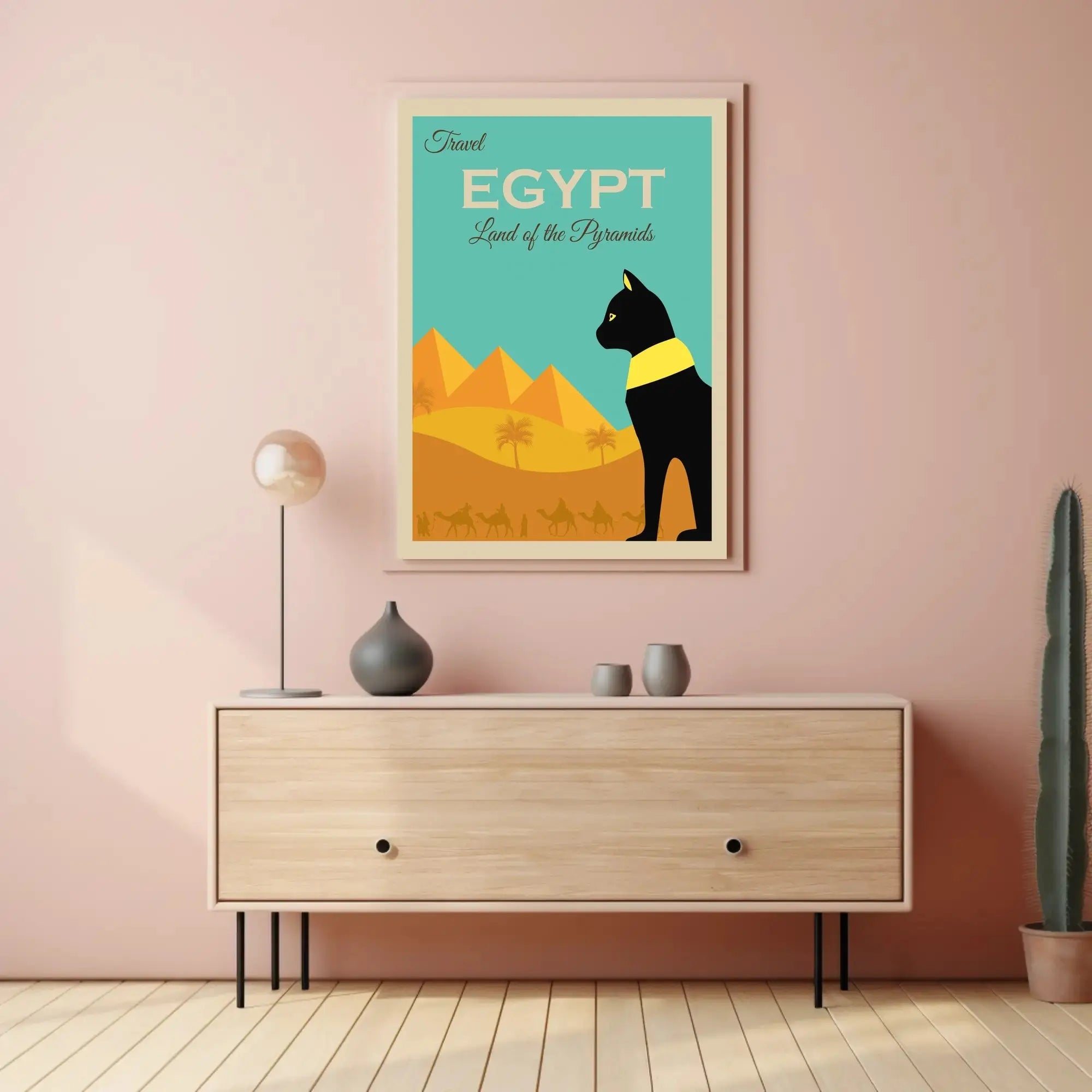 Egyptian Adventure Awaits: Vintage Travel Poster PosterGoat