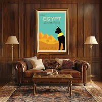 Egyptian Adventure Awaits: Vintage Travel Poster PosterGoat