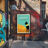 Egyptian Adventure Awaits: Vintage Travel Poster PosterGoat