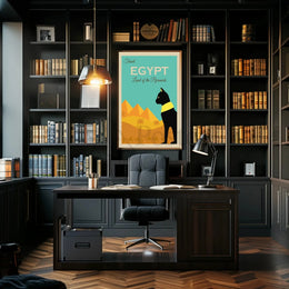 Egyptian Adventure Awaits: Vintage Travel Poster PosterGoat