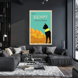 Egyptian Adventure Awaits: Vintage Travel Poster PosterGoat