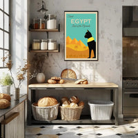 Egyptian Adventure Awaits: Vintage Travel Poster PosterGoat