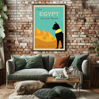 Egyptian Adventure Awaits: Vintage Travel Poster PosterGoat