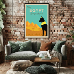 Egyptian Adventure Awaits: Vintage Travel Poster PosterGoat