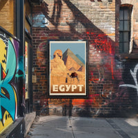 Egyptian Adventure Vintage Travel Poster PosterGoat