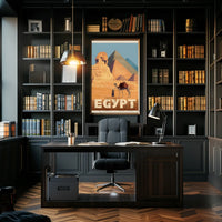 Egyptian Adventure Vintage Travel Poster PosterGoat