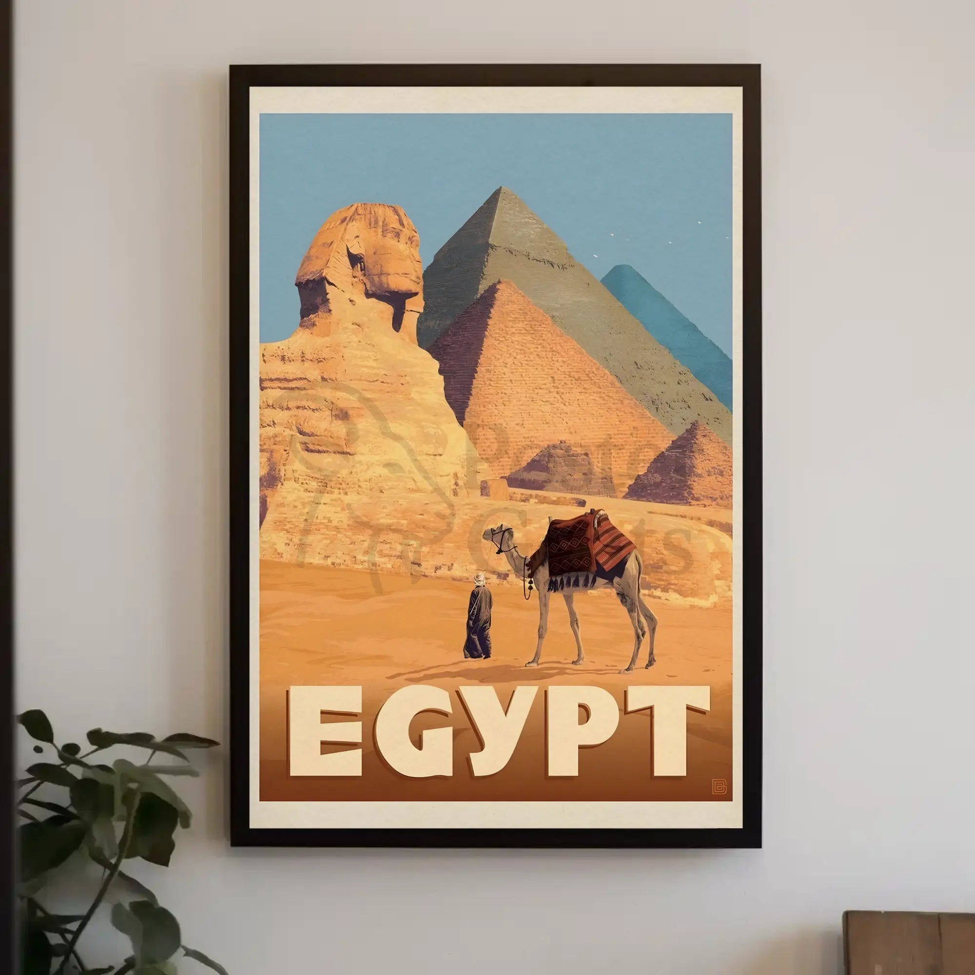Egyptian Adventure Vintage Travel Poster PosterGoat