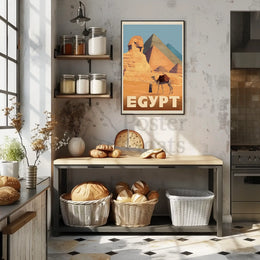Egyptian Adventure Vintage Travel Poster PosterGoat