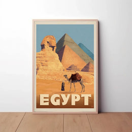 Egyptian Adventure Vintage Travel Poster PosterGoat