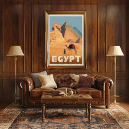 Egyptian Adventure Vintage Travel Poster PosterGoat