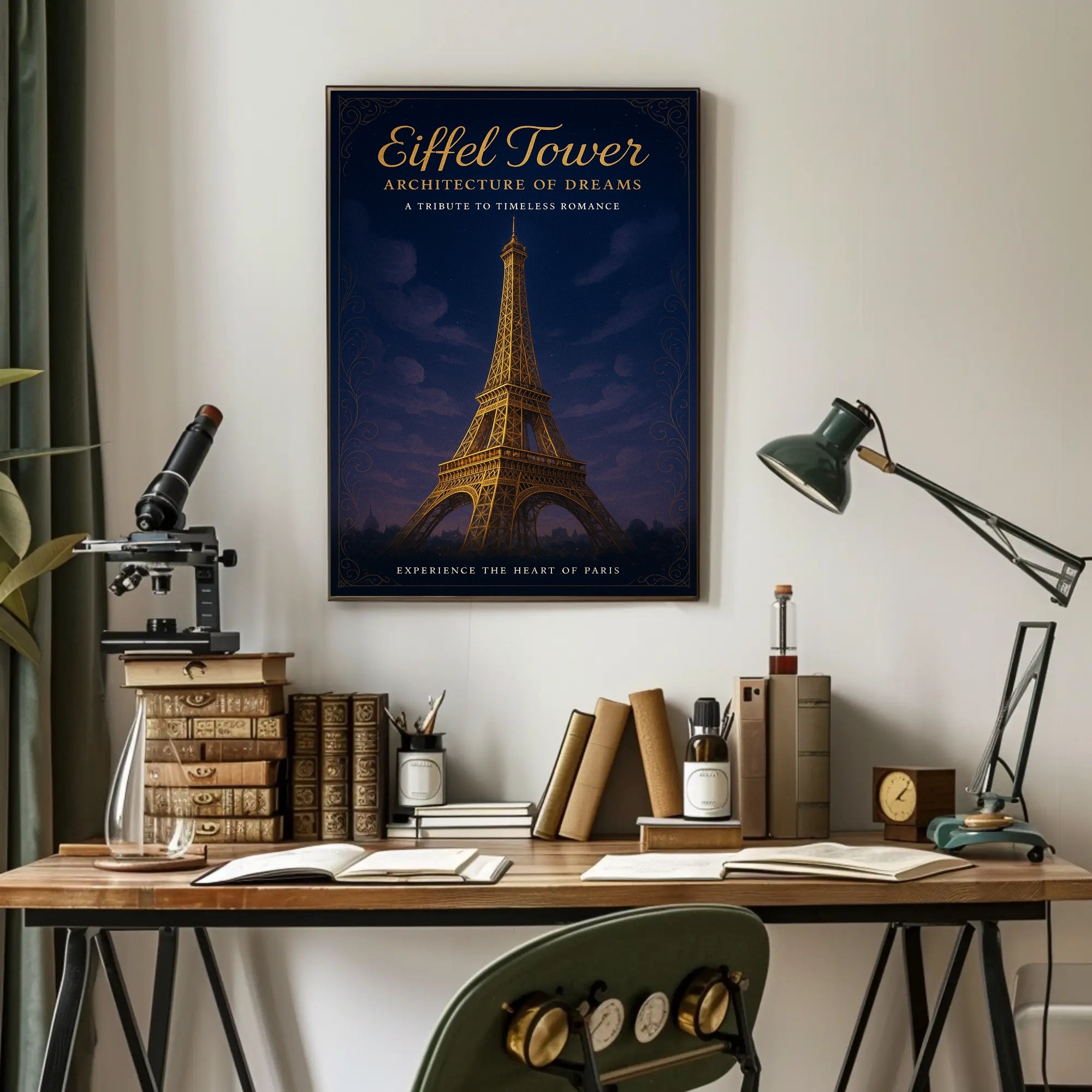 Eiffel Tower Architecture of Dreams Poster PosterGoat