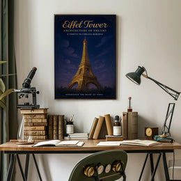 Eiffel Tower Architecture of Dreams Poster PosterGoat