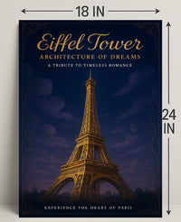 Eiffel Tower Architecture of Dreams Poster PosterGoat