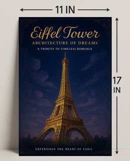 Eiffel Tower Architecture of Dreams Poster PosterGoat