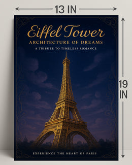 Eiffel Tower Architecture of Dreams Poster PosterGoat