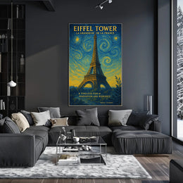 Eiffel Tower La Grandeur De La France Poster PosterGoat