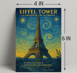Eiffel Tower La Grandeur De La France Poster PosterGoat