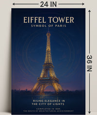 Eiffel Tower Paris Wall Art Print Decor PosterGoat