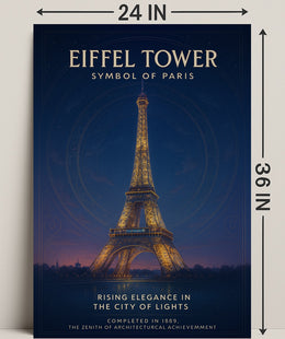 Eiffel Tower Paris Wall Art Print Decor PosterGoat