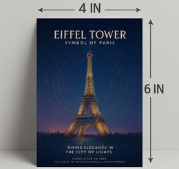 Eiffel Tower Paris Wall Art Print Decor PosterGoat