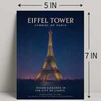 Eiffel Tower Paris Wall Art Print Decor PosterGoat