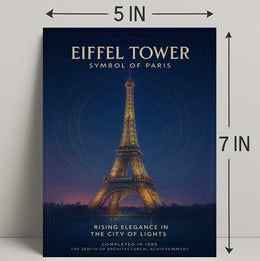 Eiffel Tower Paris Wall Art Print Decor PosterGoat