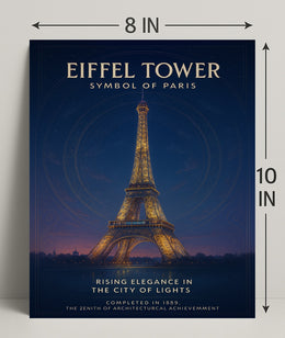 Eiffel Tower Paris Wall Art Print Decor PosterGoat