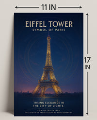 Eiffel Tower Paris Wall Art Print Decor PosterGoat