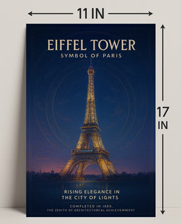 Eiffel Tower Paris Wall Art Print Decor PosterGoat