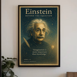 Einstein Beyond the Equation Poster PosterGoat