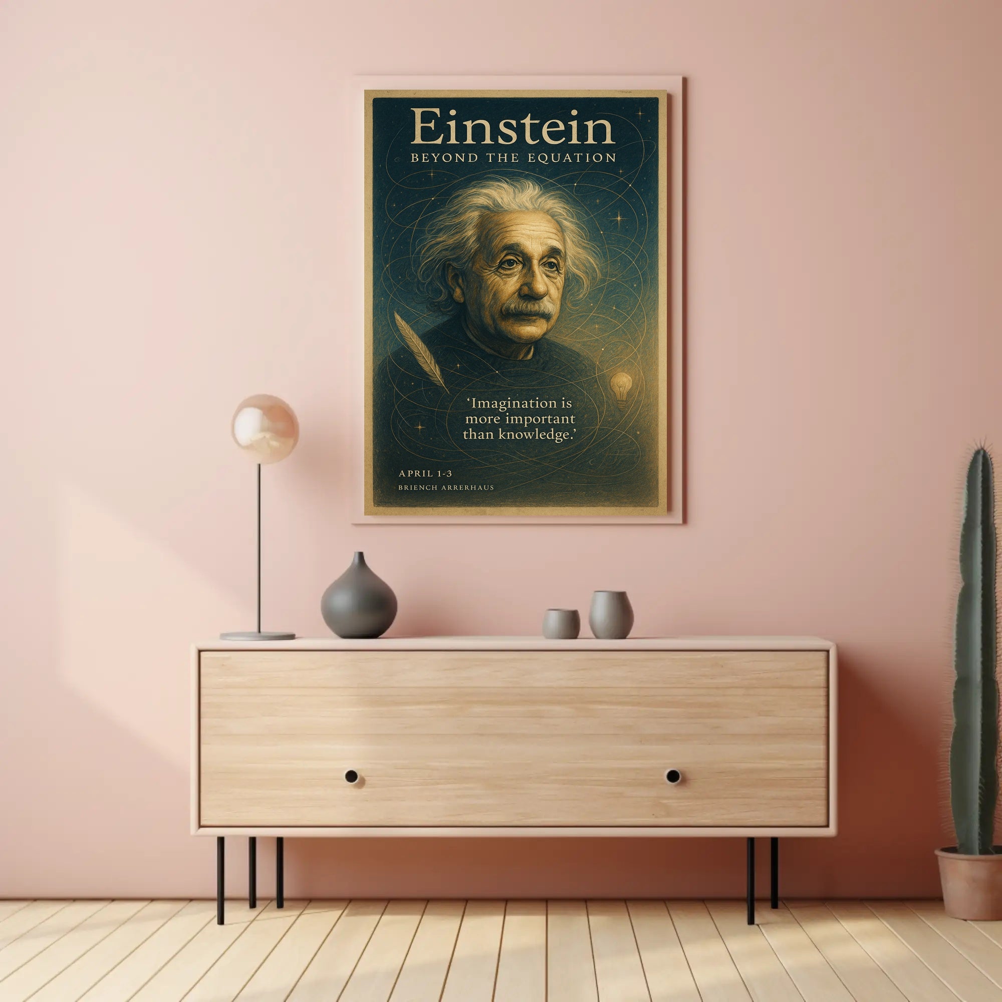 Einstein Beyond the Equation Poster PosterGoat