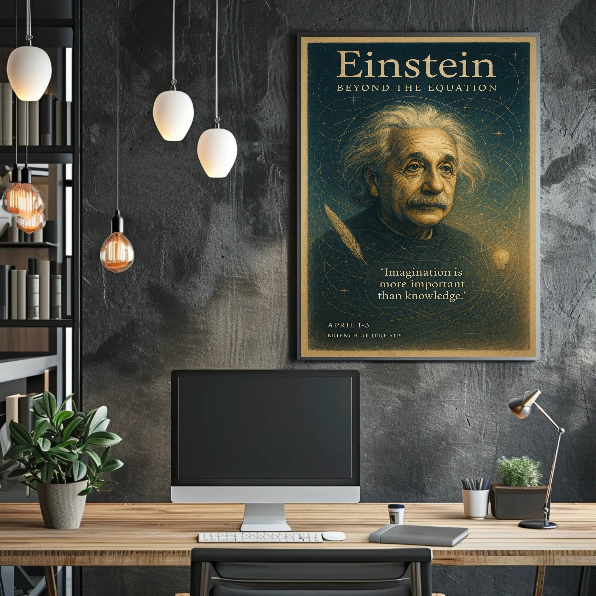 Einstein Beyond the Equation Poster PosterGoat