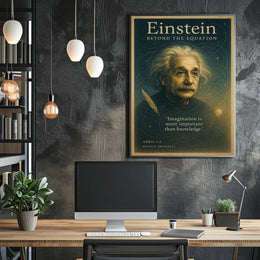 Einstein Beyond the Equation Poster PosterGoat