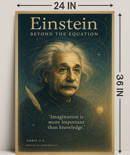 Einstein Beyond the Equation Poster PosterGoat