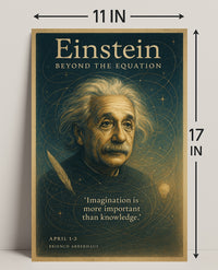 Einstein Beyond the Equation Poster PosterGoat